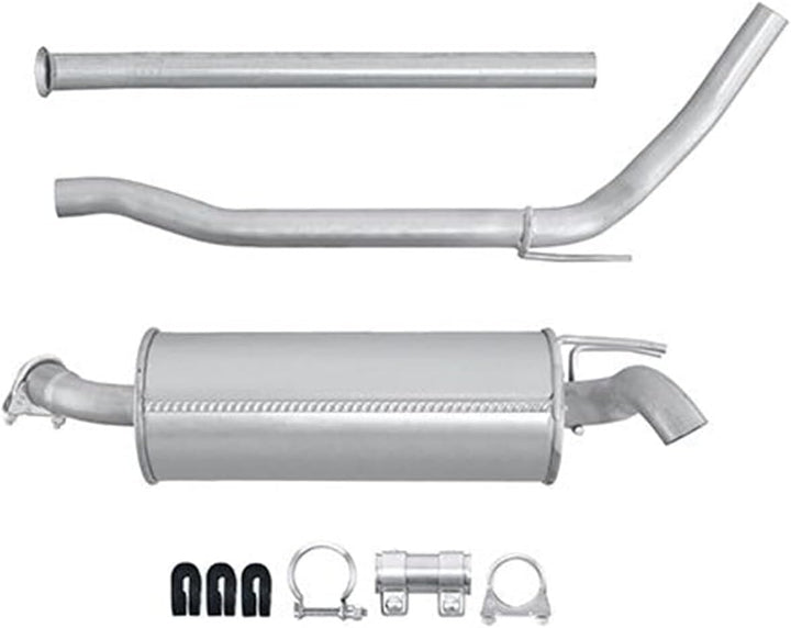 HELLA 8LD 366 034-801 Endschalldämpfer - Easy2Fit® Kit - hinten - dreiteilig - Set mit Anbauteilen