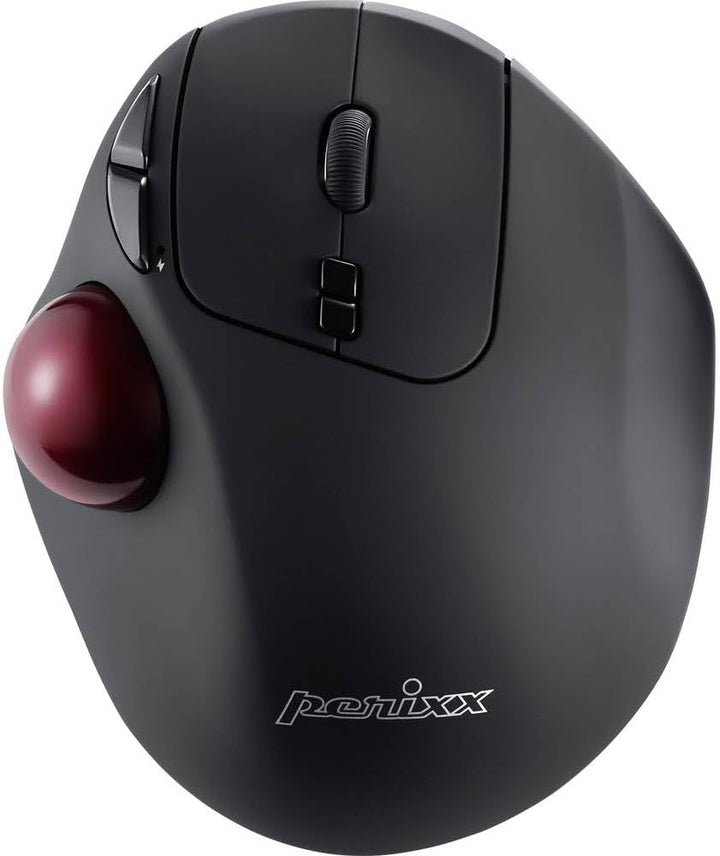 Perixx PERIMICE-717 Kabellose Programmierbare Trackball Maus - 34mm Trackball - 400/1000 DPI - 7 Tas