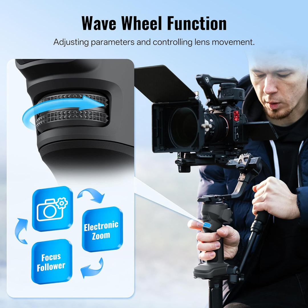 ZHIYUN CINEPEER Crane 4E Gimbal für DSLR-und Spiegellose Kamera, 3-Achsen Stabilisator Gimbal, Leich