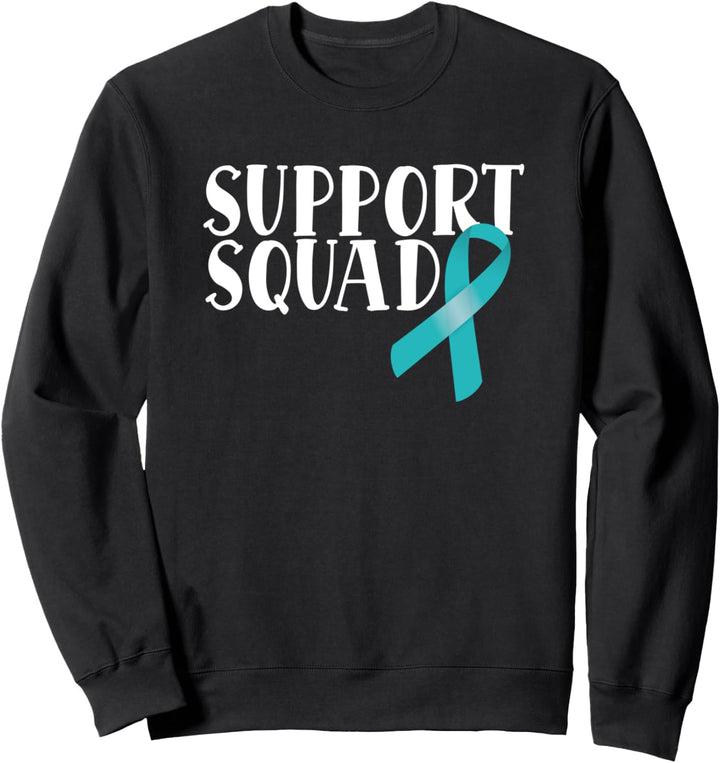 Support Squad Ovarian Cancer Awareness Sweatshirt