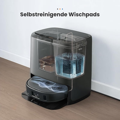 8 Stück Wischtücher Ersatzteile für eufy X10 Pro Omni / X9 Pro Roboter Staubsauger, Spin Reinigungsp