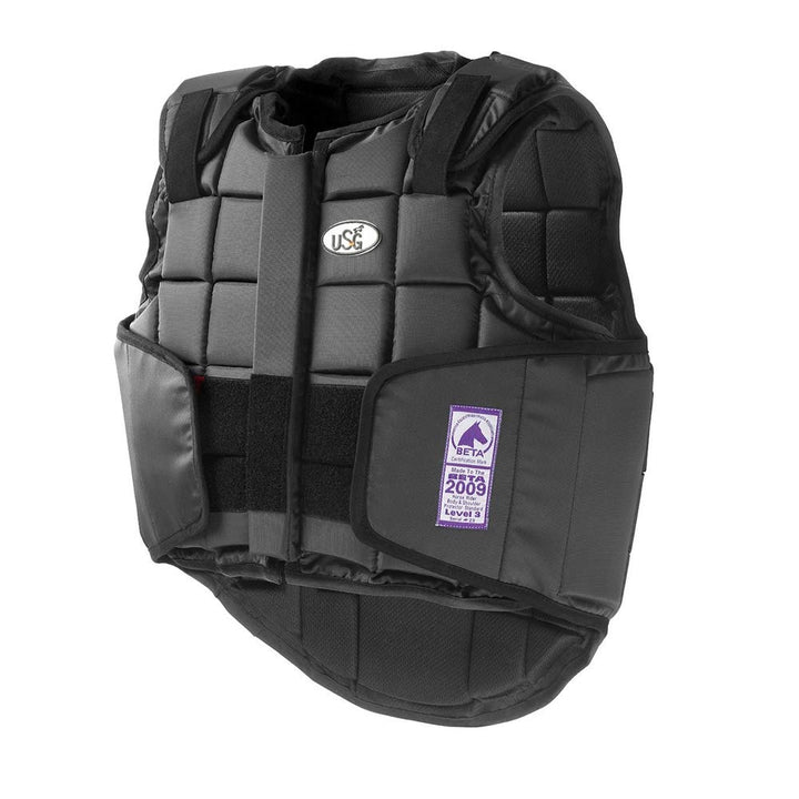 United Sportproducts Germany USG Kinder Sicherheitsweste Flexi, schwarz, XS, 65670
