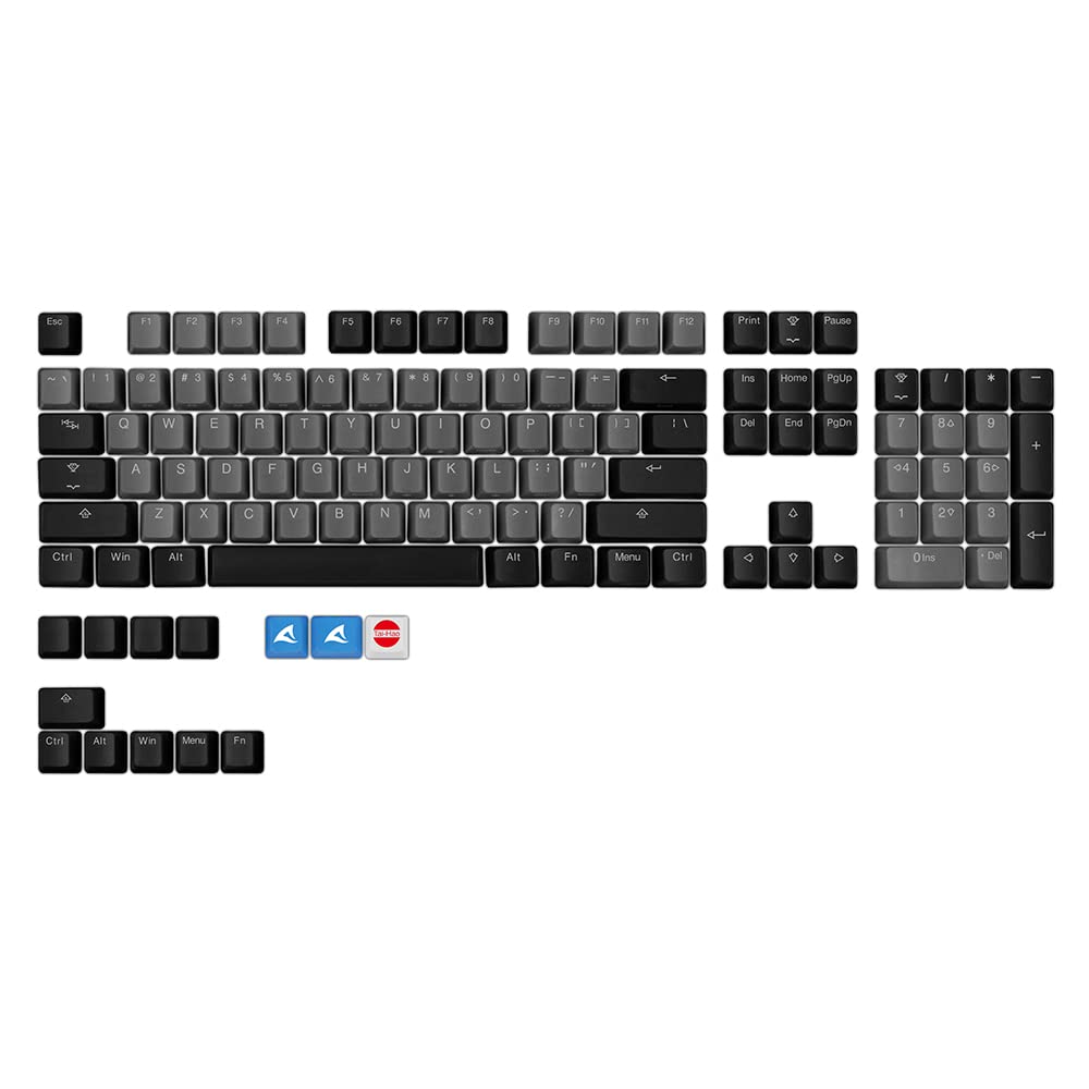 Sharkoon Skiller SAC20, Tastenkappenset aus PBT-Kunststoff, ANSI US 114