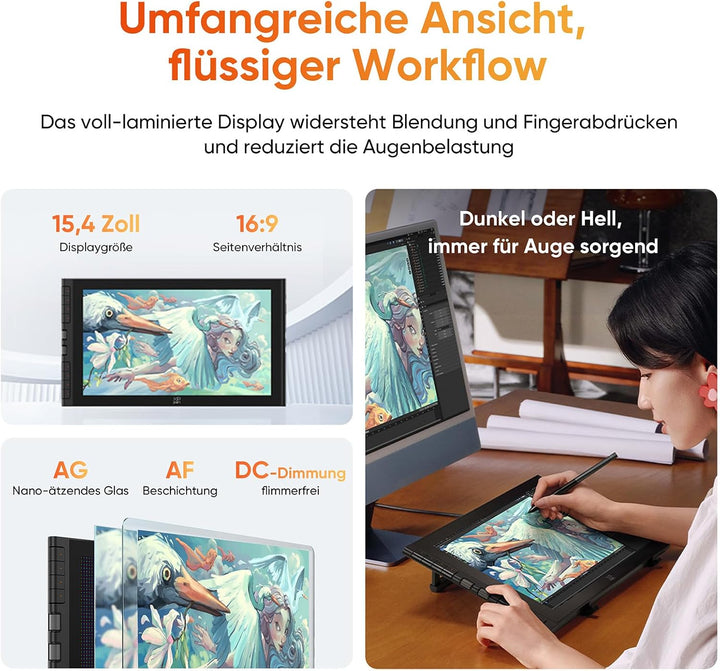 XPPen Artist 16 3rd Graphic Drawing Tablet with Screen