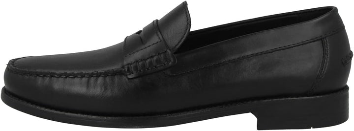 Geox Herren U New Damon B Loafer 41 EU Schwarz, 41 EU Schwarz