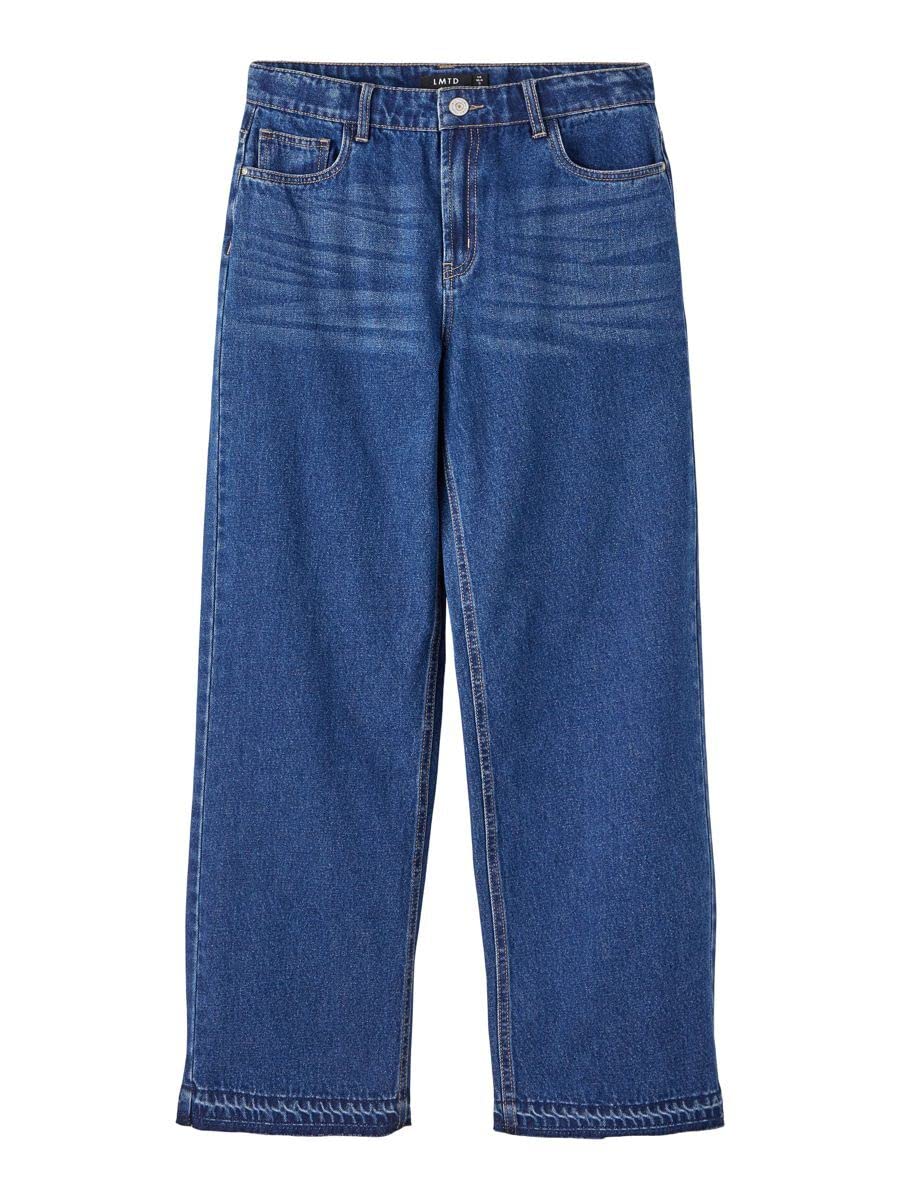 Name It Mädchen NLFLETIZZA DNM HW Straight Pant W. LD Jeanshose, Dark Blue Denim, 170