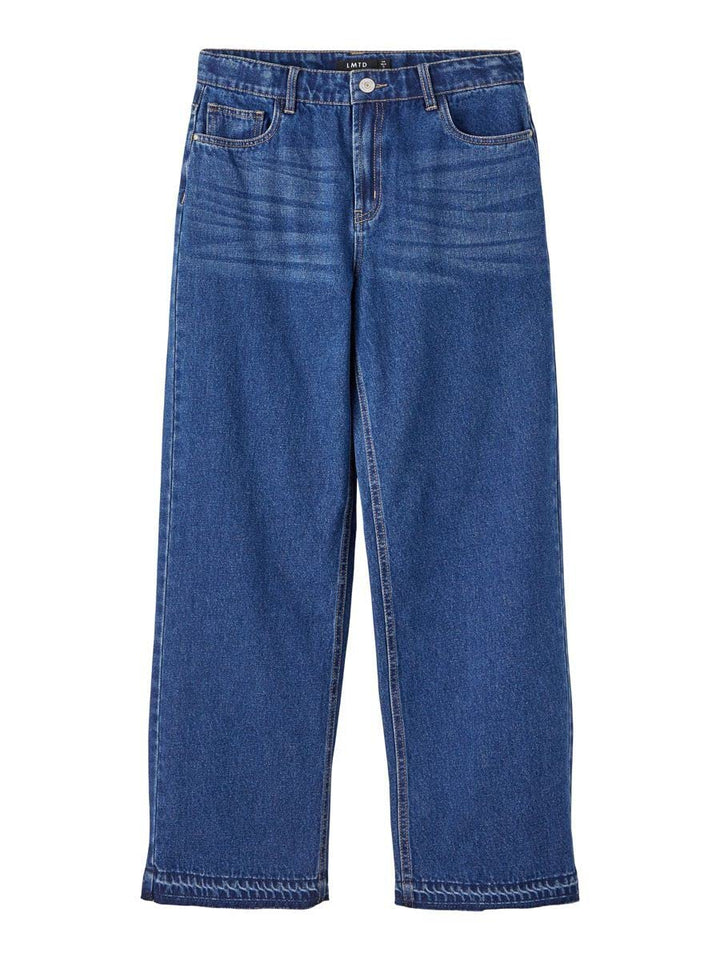 Name It Mädchen NLFLETIZZA DNM HW Straight Pant W. LD Jeanshose, Dark Blue Denim, 170