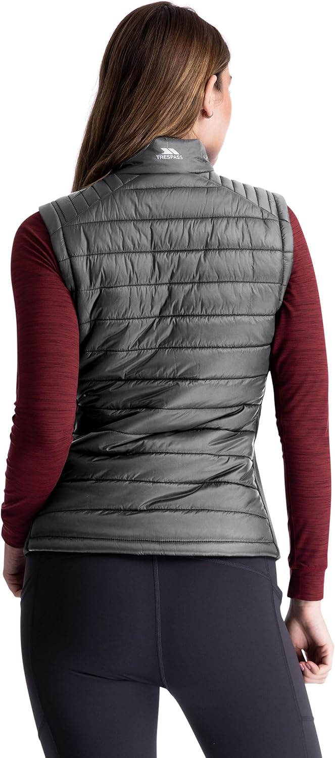 Trespass Damen Elanora-Female Padded Gilet Weste XL Kohle, XL Kohle