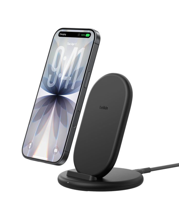 Belkin BoostCharge Induktive Ladestation, Wireless Charger Geeignet für Handyhüllen, Kabelloses Lade