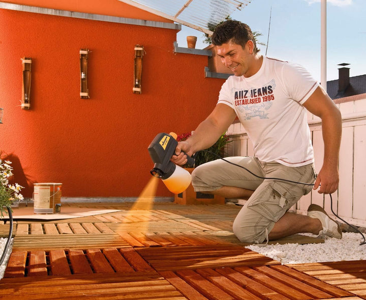 WAGNER Farbsprühsystem W 180 P für lösemittelhaltige & wasserlösliche Farben im Innen- und Aussenber