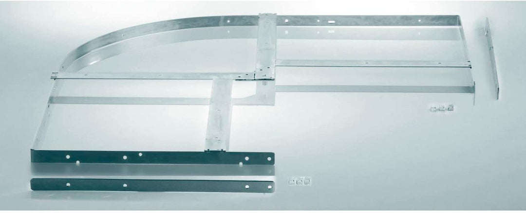 Kesseböhmer 81694203 Drehbeschlag Oberbodenwinkel für Küchen Eckschrank, Revo 90° für Feste Rückwand