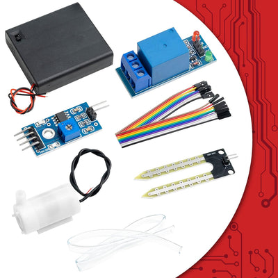 AZDelivery 3x Pflanzen-Bewässerung-Set V 5.0 SENSOR Automatisches Bewässerungsmodul DIY-Kit Bodenfeu