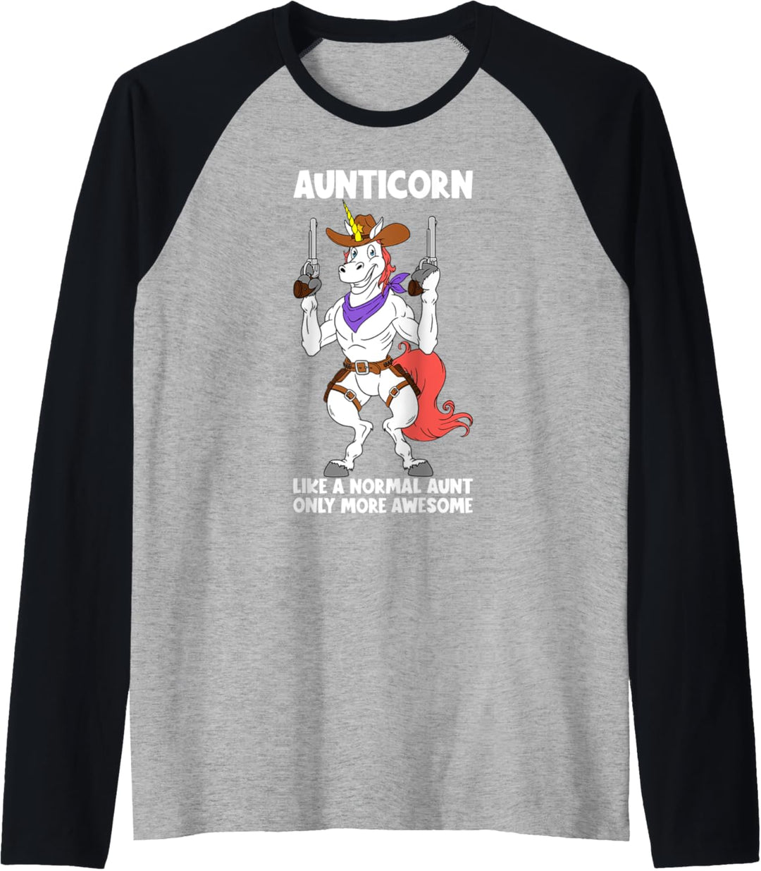 Aunticorn Like A Normal Aunt Only More Awesome Warrior Aunty Raglan