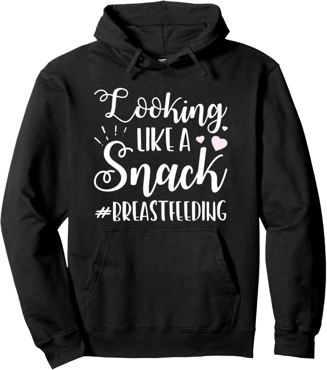 Baby Stillen Mama Muttertag Mutterschaft Neugeborenes Witz Pullover Hoodie