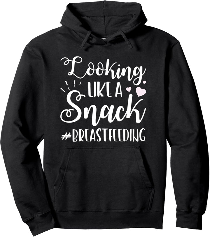 Baby Stillen Mama Muttertag Mutterschaft Neugeborenes Witz Pullover Hoodie