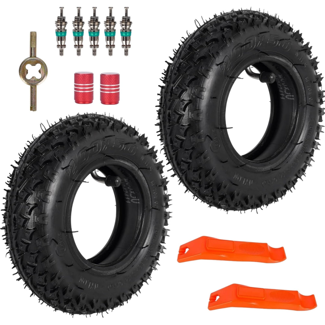 2 Satz 200 x 50 (8 "x2") Dirt Scooter Knobby Reifen & Schlauch 8 x 2 Offroad-Reifen für Pro RDS Dune