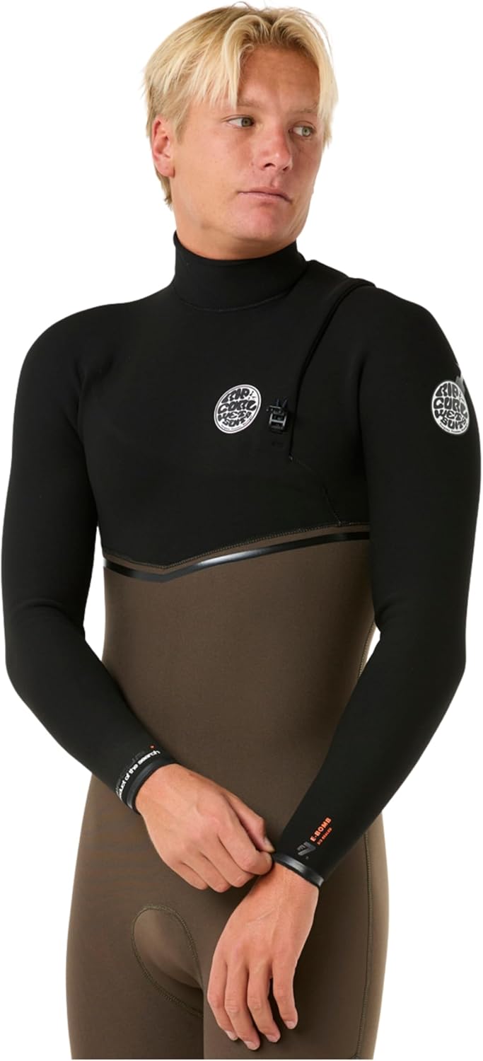 RIP CURL Herren E-Bomb 4/3mm Zip Free Wetsuit 14TMFS - Deep Rock, L