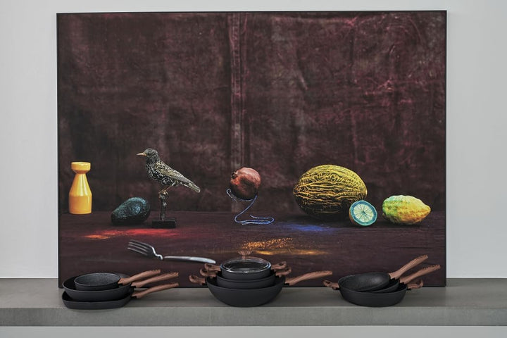 Sambonet Rock'n'Rose Fleischtopf 24 cm mD Aluminium schwarz [SP] Schwarz 165 ml (Confezione da 1), S