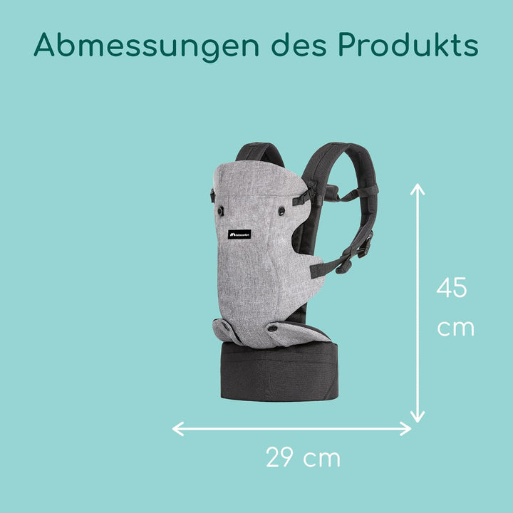 Bebeconfort Go4 Babytrage, ab der Geburt bis ca. 3 Jahre, 0-15 kg, Black Chic Go4 Black Chic, Go4 Bl
