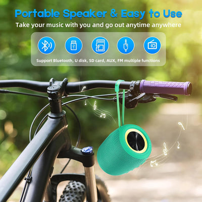 SENXINGYAN 20W Bluetooth Lautsprecher – Tragbare Musikbox mit 360° Stereo-Sound, LED-Lichtshow, IPX6