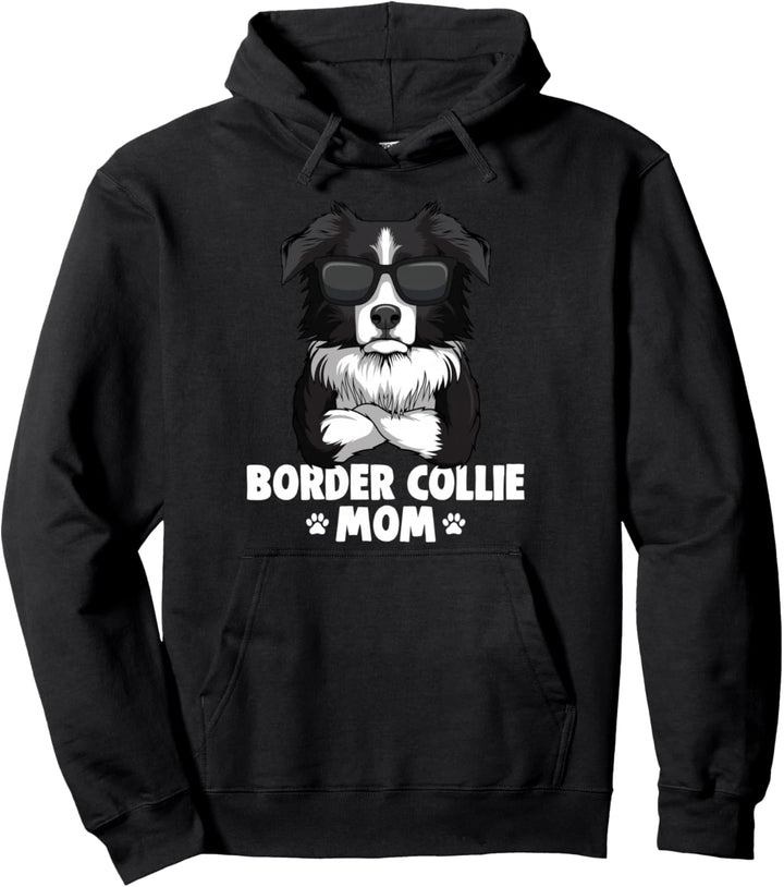 Border Collie Mom Hunde Mama Frauchen Damen Pullover Hoodie