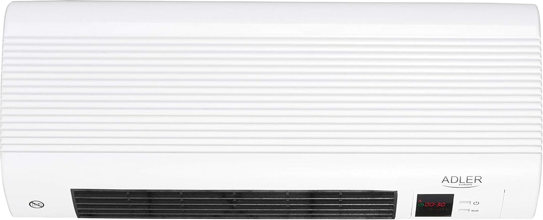 CAMRY AD 7714 Adler Keramik-Wandheizlüfter, Sensor für Offenes Fenster, Wochenzeitschaltuhr, Digital