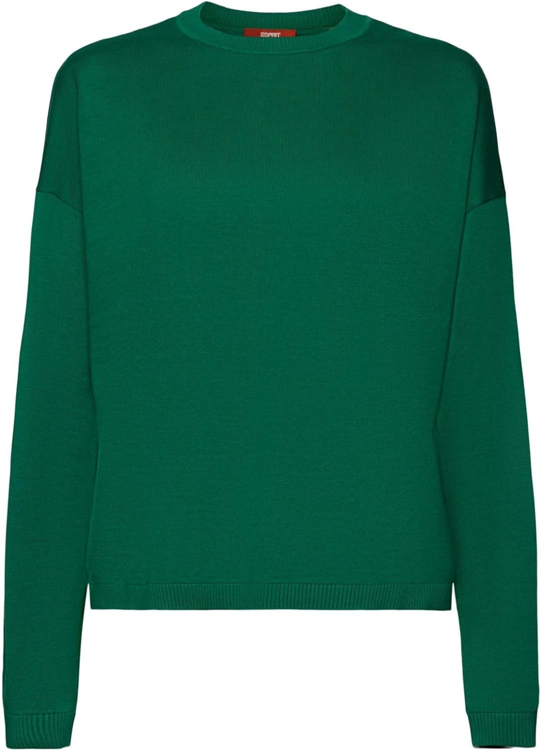 ESPRIT Oversize Pullover, 100% Baumwolle XXS Dark Green, XXS Dark Green