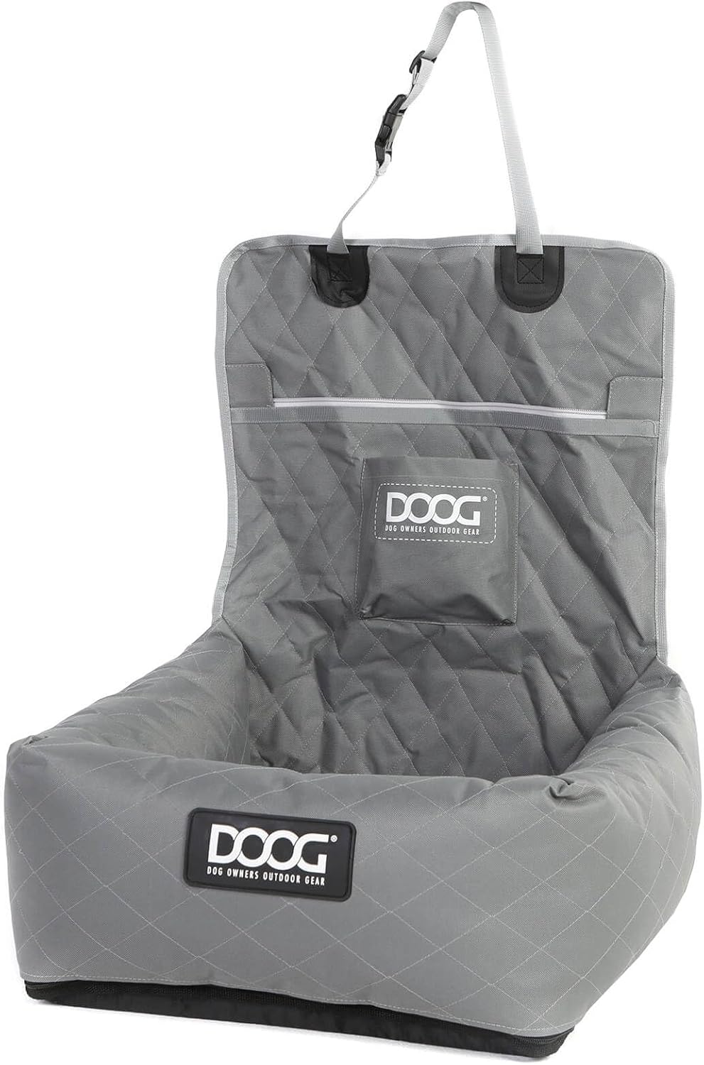 DOOG Deluxe Autositz & Reisebett für Haustiere – Sicher, bequem, schmutz- und tierhaarabweisendes 60