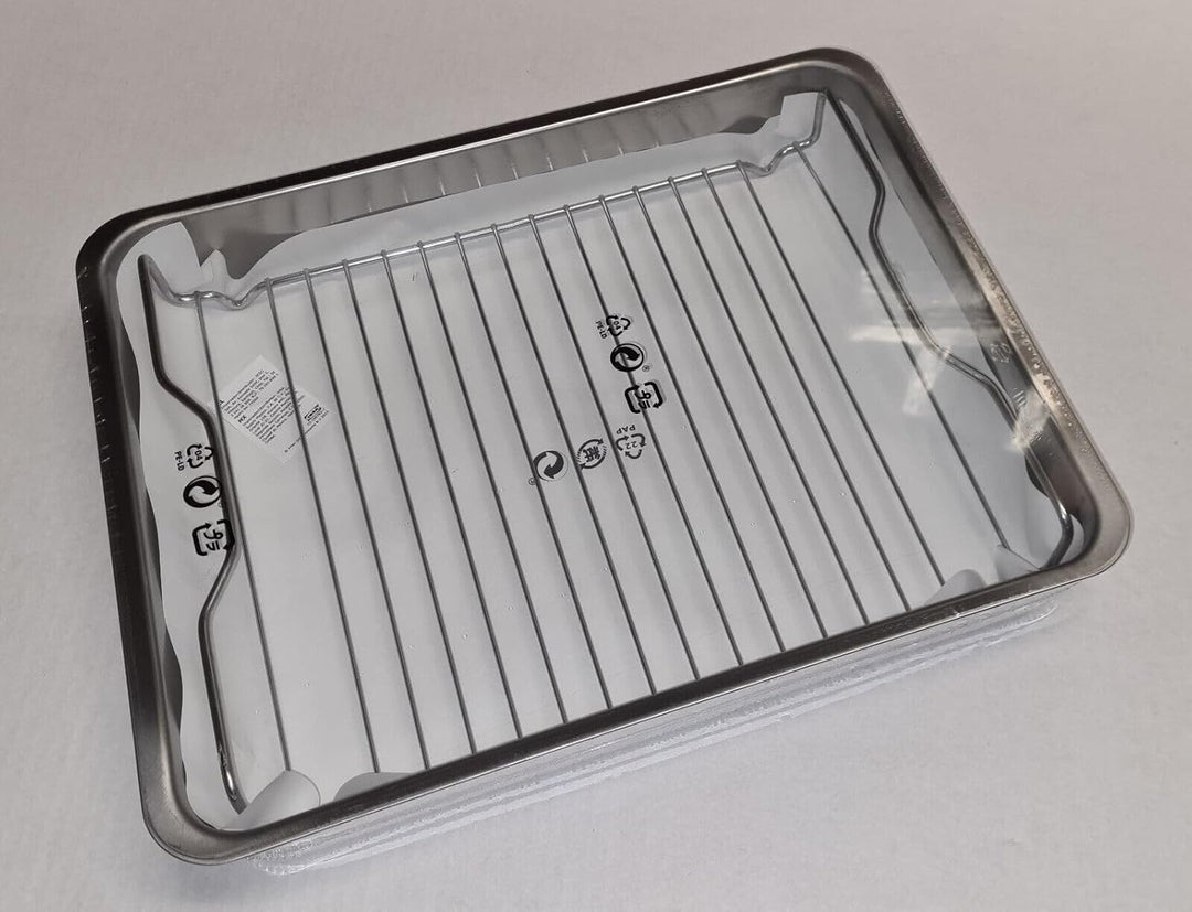 IKEA KONCIS Bräter mit Grillrost, Edelstahl - 40x32 cm