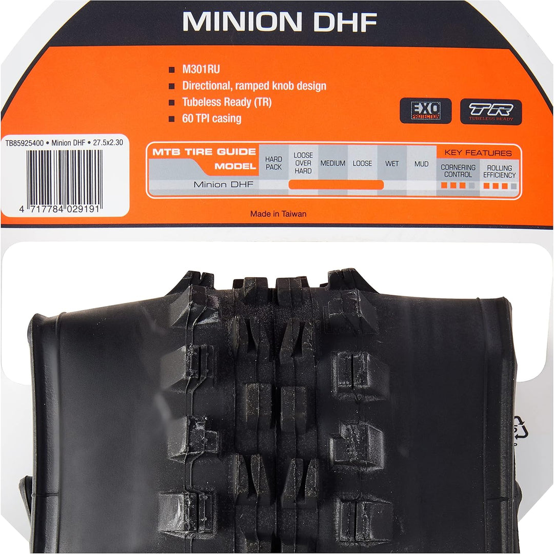 TYRE Maxxis Minion DHF Exo Tubeless Ready 2017 27.5 x 2.30" 58-584, 27.5 x 2.30" 58-584