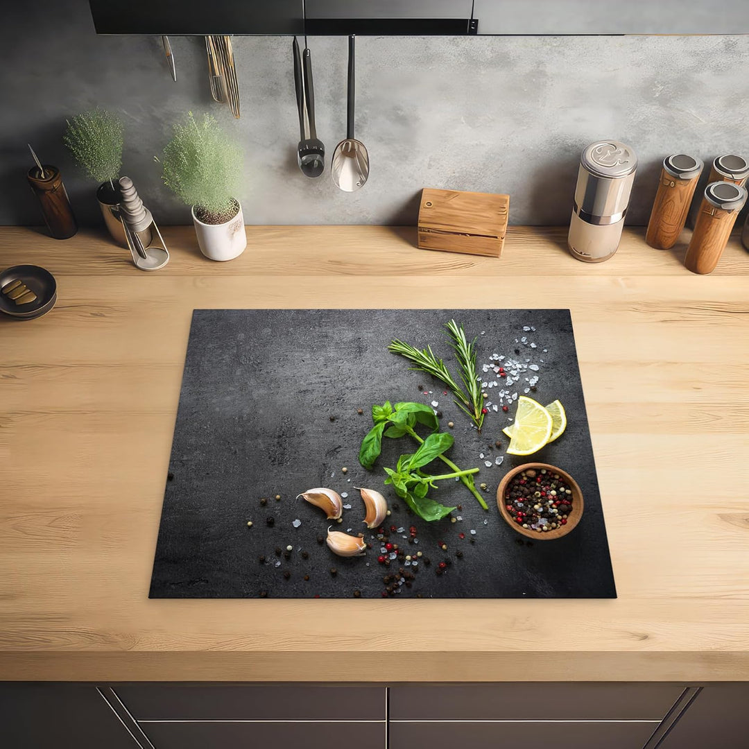 KitchenYeah© Herdabdeckplatte Einteilig Ceranfeld Abdeckplatte für Induktionsschutz Ceranfeldabdecku