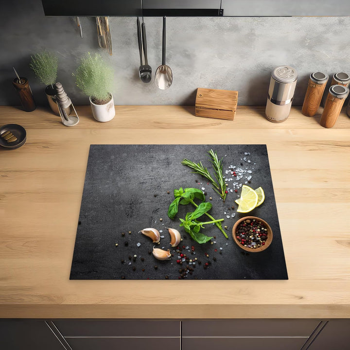 KitchenYeah© Herdabdeckplatte Einteilig Ceranfeld Abdeckplatte für Induktionsschutz Ceranfeldabdecku