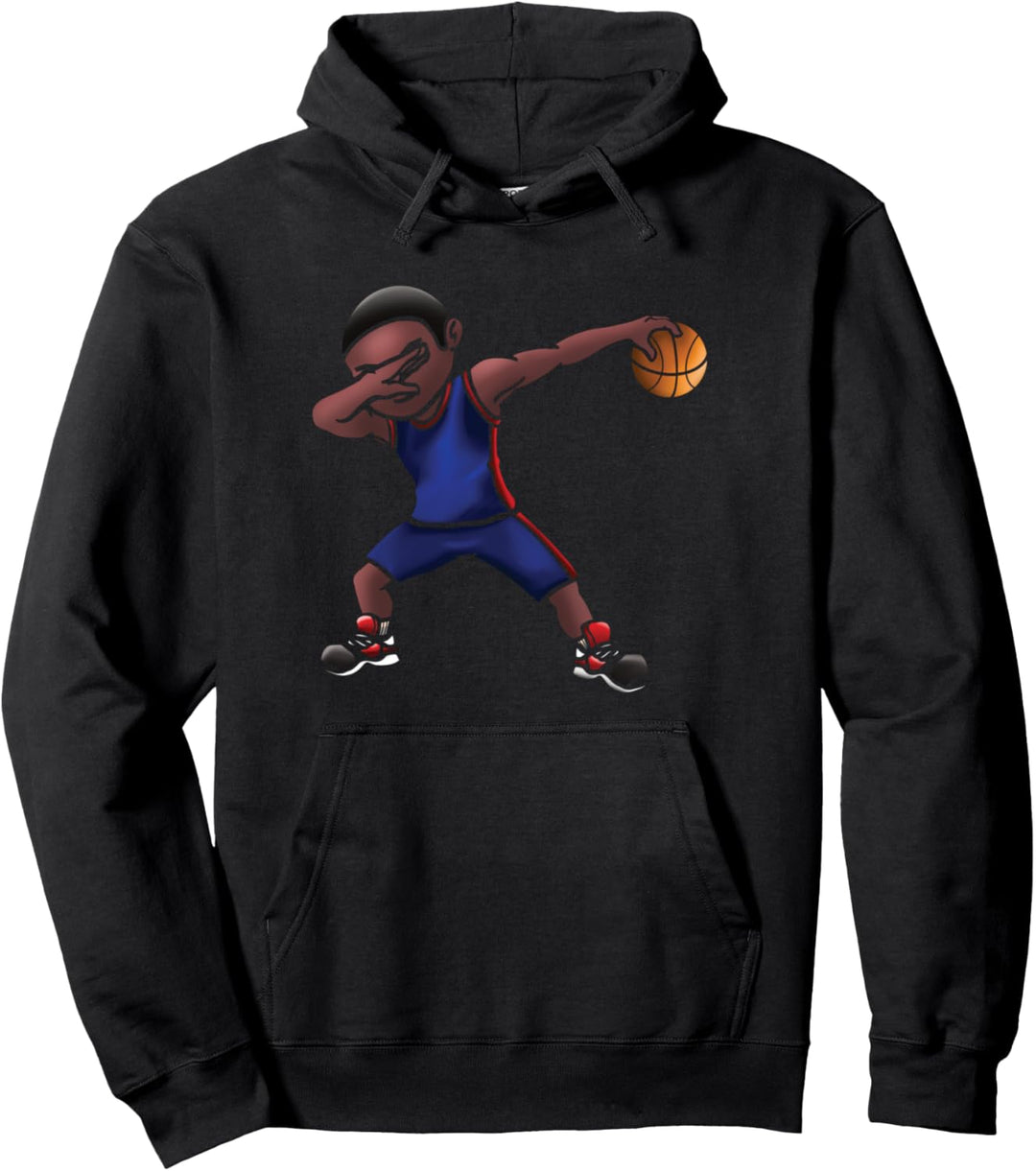 Dunking Basketball Spieler Korbleger Sport Grafik Pullover Hoodie