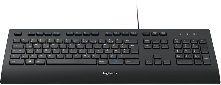 Logitech K280e Pro Kabelgebundene Business Tastatur für Windows, Linux und Chrome, USB-Anschluss, Ha