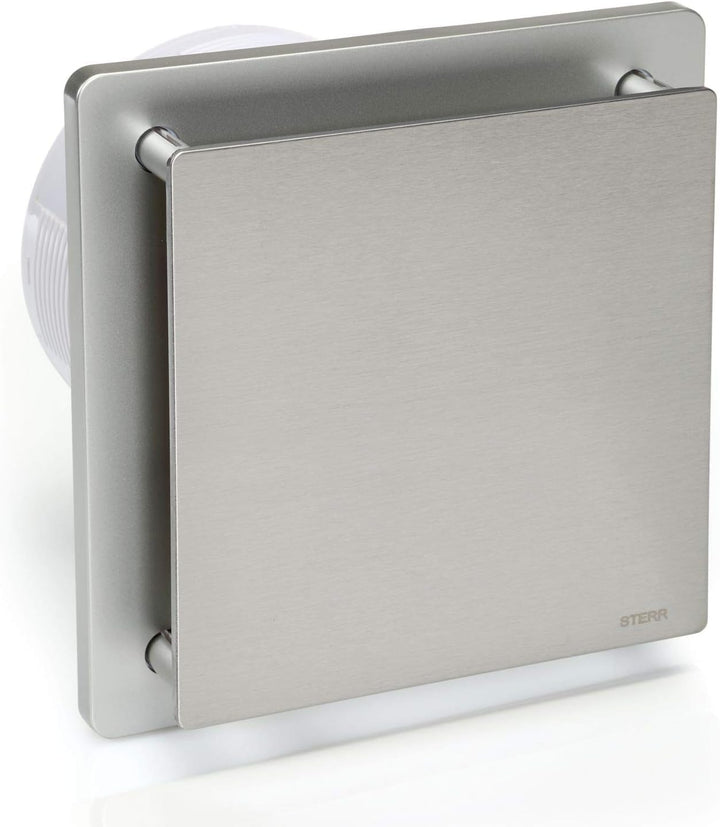 STERR Abluftventilator, 150 mm, leise, für Badezimmer, 150 mm, silberfarben BASIC STYLE 150 mm, BASI