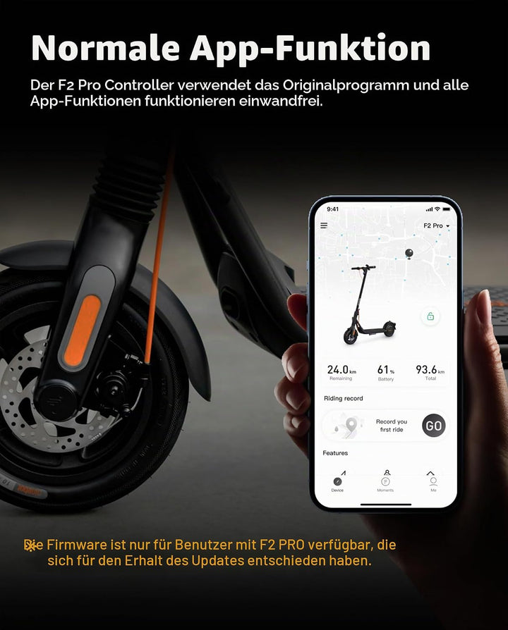 32 km/h, Controller, Modifikation, kompatibel mit Segway Ninebot F2 Pro F2 PROD F2 PROE Kickscooter,