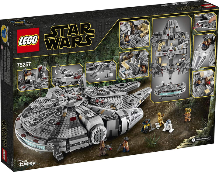 LEGO Star Wars 75257 Millennium Falcon Bauspielzeug-Set für Kinder, Jungen und Mädchen ab 9 Jahren,