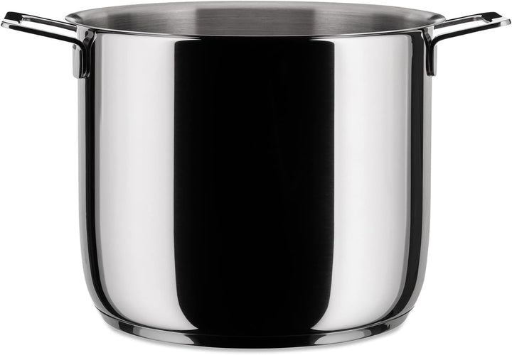 Alessi POTS & Pans Topf, Edelstahl, Silber, 20 cm, 20 cm