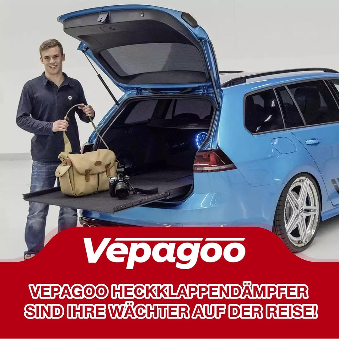 Vepagoo Heckklappendämpfer Gasdruckfedern für Bora Variant 1J6 1999-2005 Golf IV 1J1 Golf IV Variant