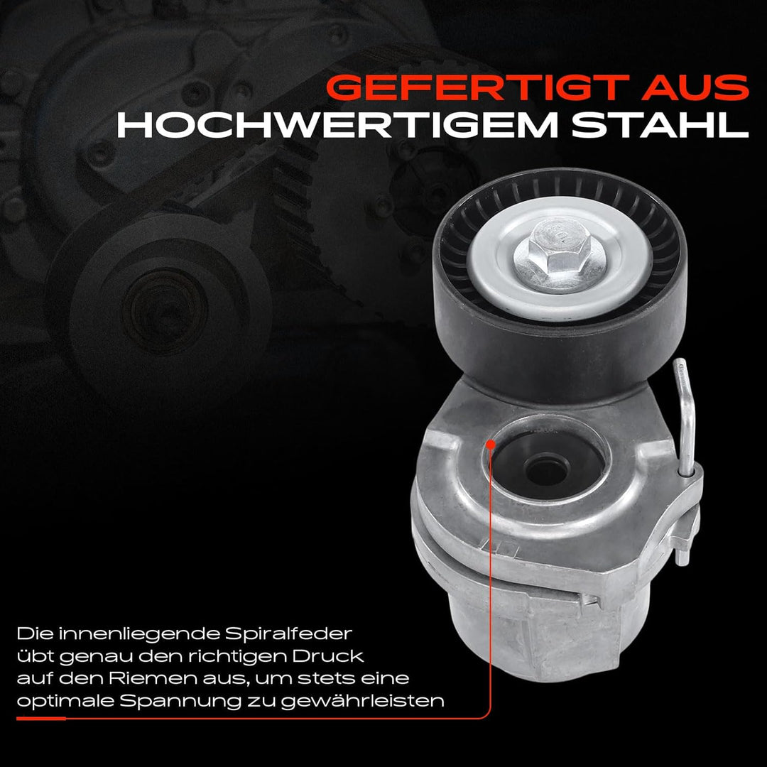 Frankberg Spannrolle Riemenspanner Kompatibel mit Cruze J300 J305 J308 Trax Astra J P10 J Corsa D S0