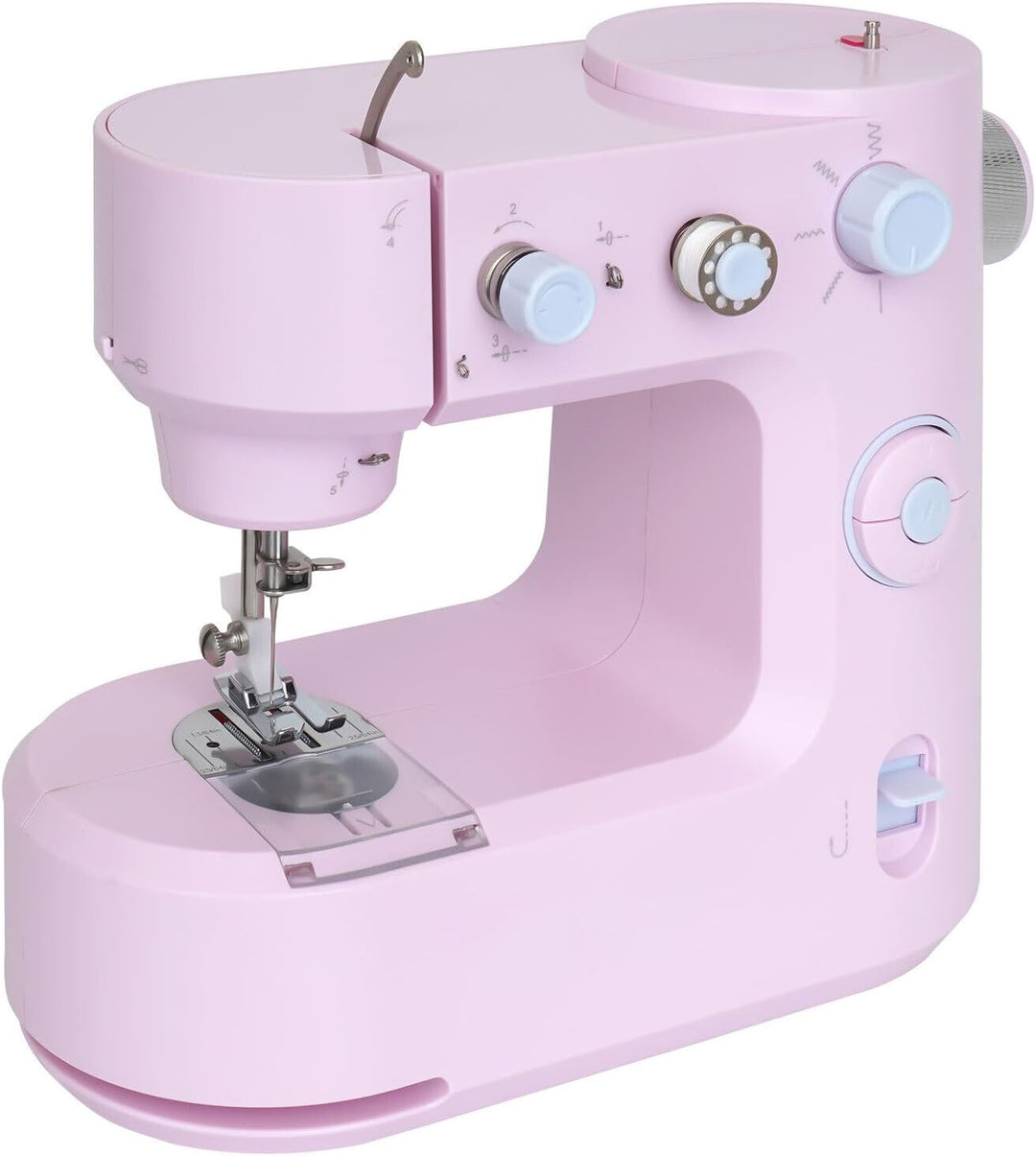 Elektrische Nähmaschinen Mini-Heimnähmaschine für DIY in Häusern Fabriken oder Geschäften (rose), Ro