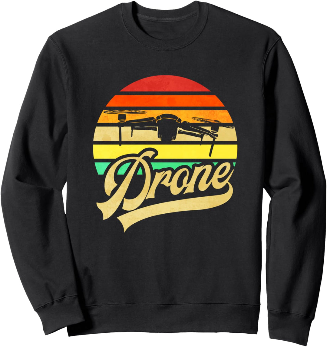 Retro Vintage Drone Pilot - Drohnenpilot FPV Drone Racing Sweatshirt