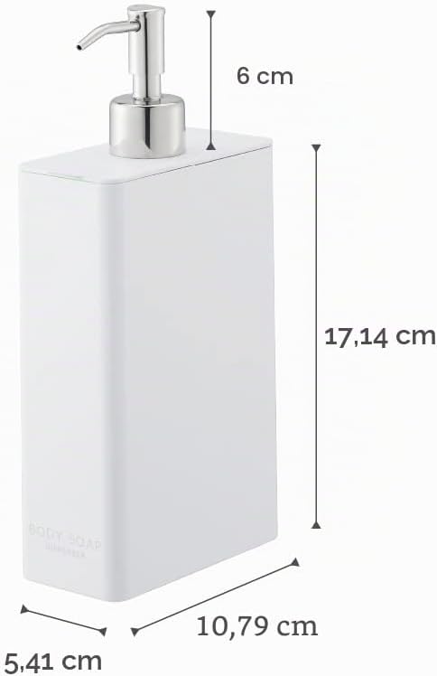 Yamazaki Tower Body Seifenspender, rechteckig, Weiss One Size Weiss, One Size Weiss