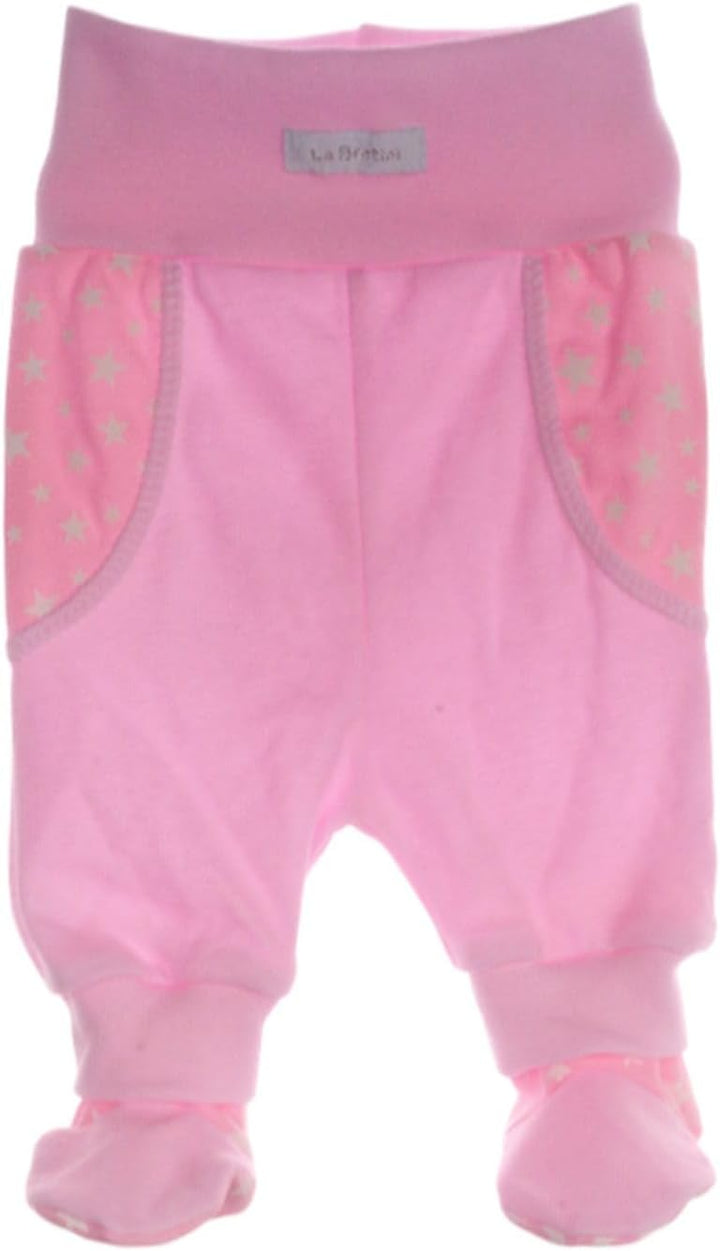 Baby Anzug 3-teilig Langarmshirt Schlupfhose Mütze mit Mäuschen Motiv Set für Mädchen weiche Baumwol