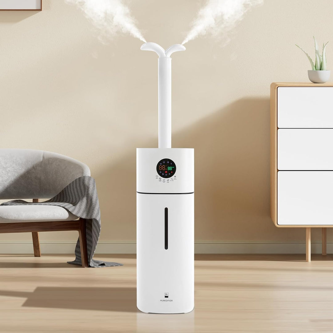 Luftbefeuchter Air Humidifier Raumbefeuchter Ultrasonic mit Fernbedienung und LED Anzeige für Schlaf