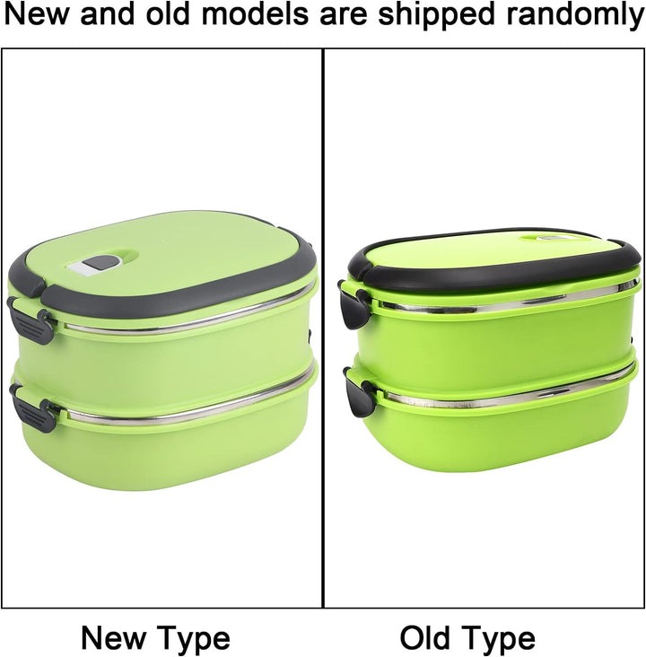 plplaaoo Tragbare Lunchbox, Thermo Bento Box, Edelstahl Lebensmittelbehälter, Isolier Lebensmittel A