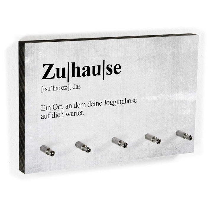 Schlüsselbrett Definition Zuhause - Schlüsselboard mit lustigem Spruch – Dictionary Style - 5 Haken