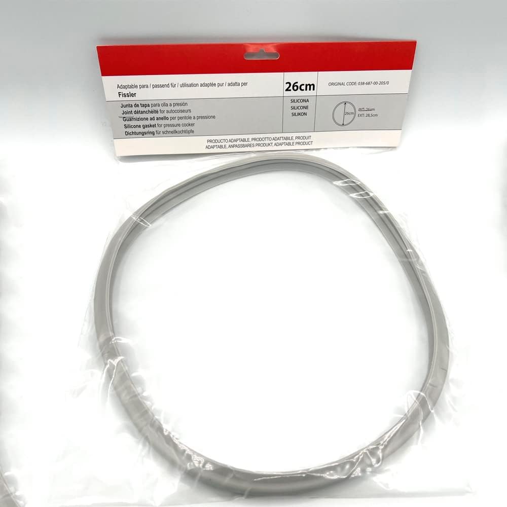 ELECTROTODO Dichtung / Gummi für Schnellkochtopf kompatibel mit Fissler Vitavit 26 cm Ø (9648)