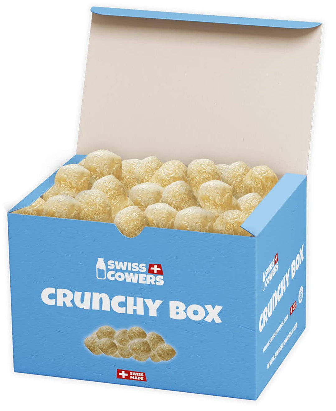 Swiss Cowers Käse Crunchies | 100% Schweizer Milch | perfekt für Junge &amp; ältere Hunde | Zahnpflege |