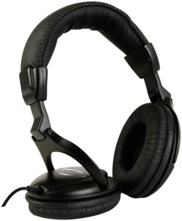 Velleman Digitaler Stereo-Kopfhörer, anpassbares Robustes Kopfband, dynamischer Lautsprecher Ø 40 mm